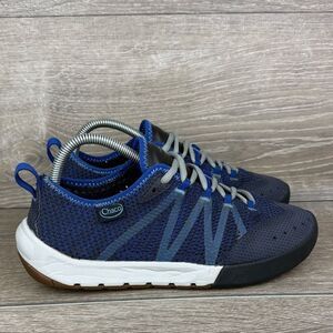 Chaco Torrent Pro Water Women’s Sz 9 Navy Blue Gray Low Top Mesh Lace Up Sneaker